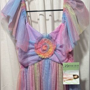 Bonnie Jean Pink Dress Label - Size 16 spring/easter